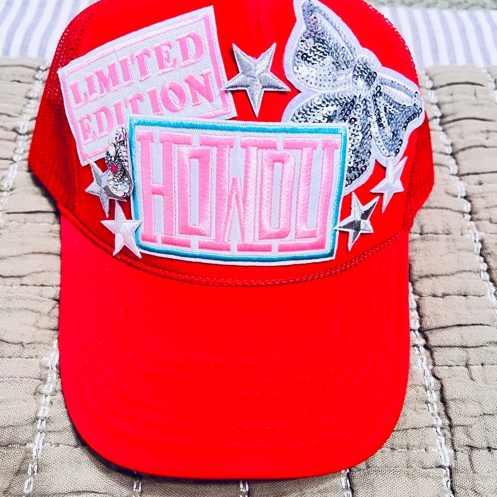 Red Limited Edition Cap with Silver Accents